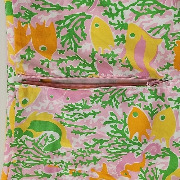 Lilly Pulitzer Womens  Coastal Corral  Fish and sea Horse Print  Skirt Size 6 - Picture 10 of 16